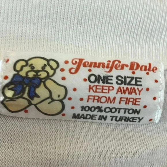 Jennifer Dale Womens Vintage 1992 Reindeer Christmas Pajama Medium White XM EXC - Picture 6 of 11